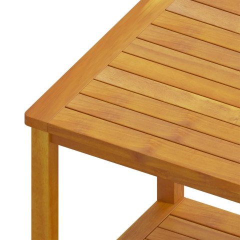 Stolik boczny z litego drewna akacjowego, 45 x 45 x 45 cm Stolik boczny z litego drewna akacjowego, 45 x 45 x 45 cm