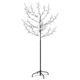 Drzewko z lampkami, 120 LED, ciepły biały, kwiat wiśni, 150 cm