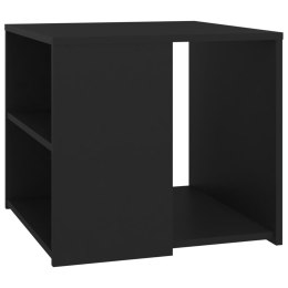 Stolik boczny, czarny, 50x50x45 cm, płyta wiórowa