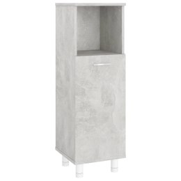 Szafka łazienkowa, szarość betonu, 30x30x95 cm, płyta wiórowa