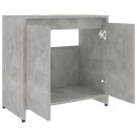 Szafka łazienkowa, szarość betonu, 60x33x61 cm, płyta wiórowa