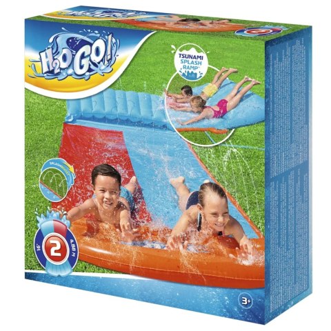 Bestway Zjeżdżalnia H2OGO Tsunami Splash Ramp, podwójna Bestway Zjeżdżalnia H2OGO Tsunami Splash Ramp, podwójna