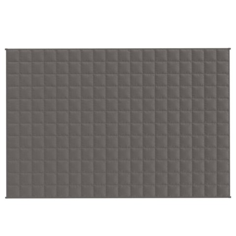 Koc obciążeniowy, szary, 120x180 cm, 5 kg, tkanina