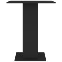 Stolik bistro, czarny, 60x60x75 cm, płyta wiórowa