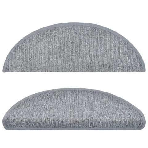 Nakładki na schody, 10 szt., 65x24x4 cm, jasnoszare