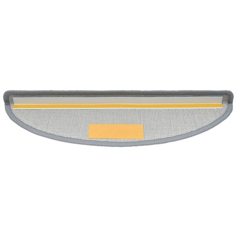 Nakładki na schody, 10 szt., 65x24x4 cm, jasnoszare