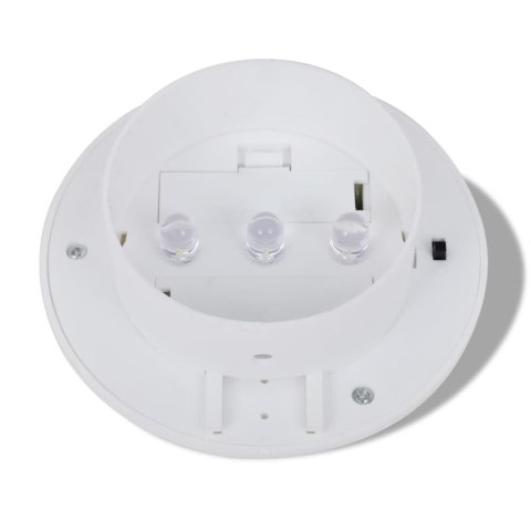 Ogrodowe lampy solarne, 6 szt., białe