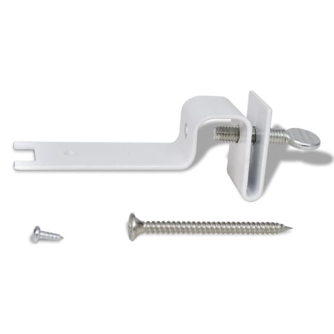 Ogrodowe lampy solarne, 6 szt., białe