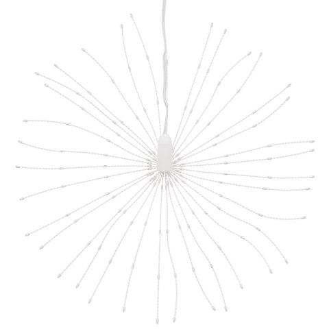 Ozdoby świąteczne ze 140 lampkami LED, 4 szt, ciepła biel, 17cm