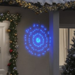 Ozdoby świąteczne ze 140 lampkami LED, 4 szt, niebieskie, 17 cm