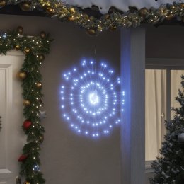 Ozdoby świąteczne ze 140 lampkami LED, 4 szt, zimna biel, 17 cm
