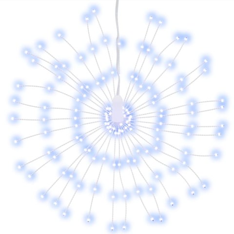 Ozdoby świąteczne ze 140 lampkami LED, 4 szt, zimna biel, 17 cm