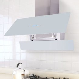 Okap kuchenny z dotykowym wyświetlaczem, 900 mm, biały