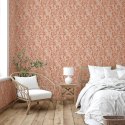 DUTCH WALLCOVERINGS Tapeta Mae, pomarańczowo-beżowa