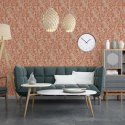 DUTCH WALLCOVERINGS Tapeta Mae, pomarańczowo-beżowa