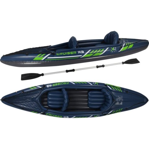 XQ Max Kajak Cruiser X3, 342x76x32 cm, niebiesko-zielony XQ Max Kajak Cruiser X3, 342x76x32 cm, niebiesko-zielony