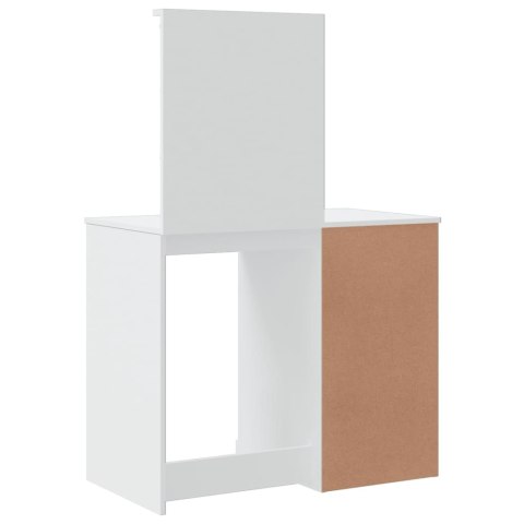 Toaletka z lampkami LED, biała, 90x42x132,5 cm Toaletka z lampkami LED, biała, 90x42x132,5 cm