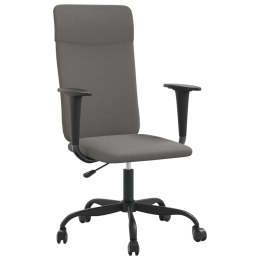 Krzesło biurowe, ciemnoszare, tkanina
