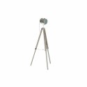 Lampa Stojąca DKD Home Decor Metal Drewno Srebro Jasnobrązowy Tripod (66 x 66 x 142 cm)