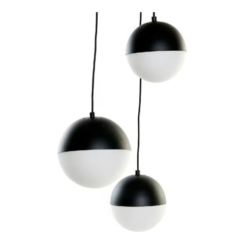 Lampa Sufitowa DKD Home Decor Biały Czarny Metal Szkło 220 V (40 x 40 x 80 cm)