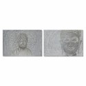 Obraz DKD Home Decor 120 x 2,8 x 80 cm Budda Orientalny (2 Sztuk)