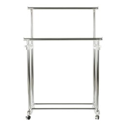 Wieszak na Kółkach DKD Home Decor 8424001835263 Wielokolorowy Srebrzysty Metal polipropylen 86 x 44 x 160 cm