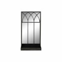 Lustro z Podstawką DKD Home Decor Czarny Metal Lustro 40 x 12 x 80 cm