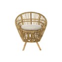 Fotel DKD Home Decor 8424001750092 Naturalny Bawełna Biały Rattan (74 x 67 x 85 cm)