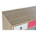 Komoda DKD Home Decor Biały Wielokolorowy Naturalny Granatowy Jasnoszary Drewno Drewno MDF 80 x 35 x 82 cm