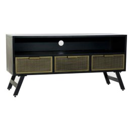 MebleTV DKD Home Decor Czarny Metal Złoty (125 x 41 x 62 cm)