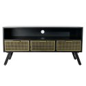 MebleTV DKD Home Decor Czarny Metal Złoty (125 x 41 x 62 cm)