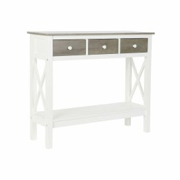 Console DKD Home Decor S3022705 Biały Szary Topola 100 x 32 x 85 cm