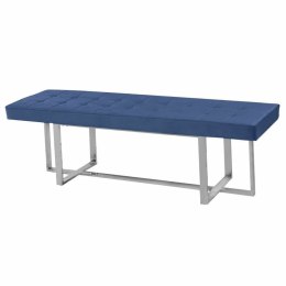 Taboret DKD Home Decor Niebieski Poliester Stal (150 x 45 x 45 cm)