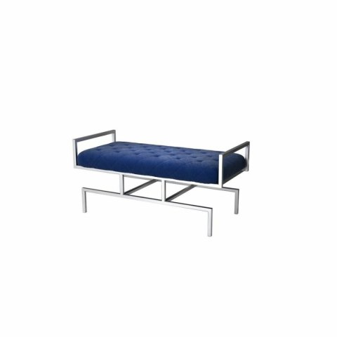 Taboret DKD Home Decor Niebieski Poliester Stal (97 x 44 x 46 cm)