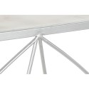 Konsola DKD Home Decor Biały Srebrzysty Metal Marmur 100 x 33 x 78 cm