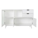 Kredens DKD Home Decor Szkło Drewno paulowni Drewno MDF (120 x 35 x 80 cm)