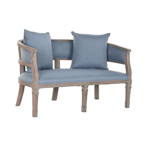Sofa DKD Home Decor Niebieski Płótno Drewno kauczukowe (122 x 69 x 72 cm)