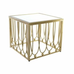 Stolik DKD Home Decor Lustro Złoty Metal MDF (57 x 57 x 52 cm)