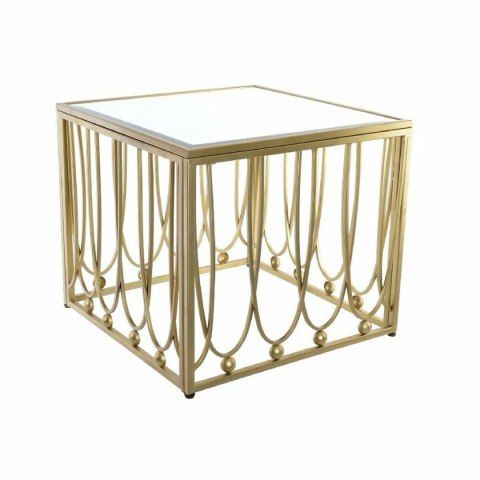 Stolik DKD Home Decor Lustro Złoty Metal MDF (57 x 57 x 52 cm)