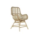 Záhradná stolička DKD Home Decor Wielokolorowy Naturalny Rattan 61 x 58 x 92 cm 62 x 62 x 92 cm