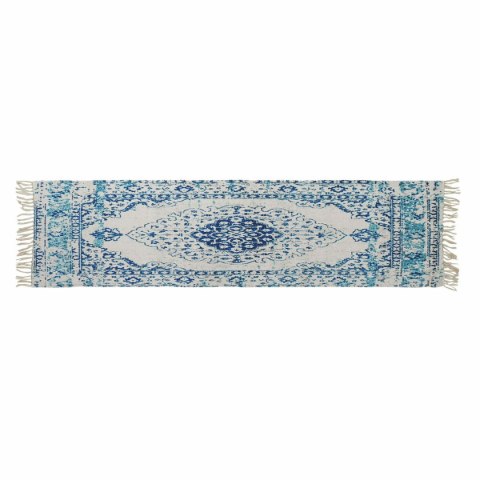 Dywan DKD Home Decor Niebieski Bawełna Chenille (60 x 240 x 1 cm)