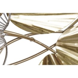 Dekoracja ścienna DKD Home Decor Złoty Metal Liść roślin (100 x 5,5 x 51 cm)