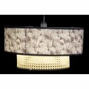 Lampa Sufitowa DKD Home Decor 40W Naturalny Czarny (46 x 46 x 25 cm)