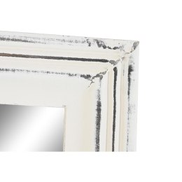 Lustro ścienne DKD Home Decor Biały Drewno Szkło Drewno MDF Wytrawianie Scandi 160 x 2,5 x 45 cm