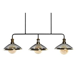 Lampa Sufitowa DKD Home Decor 100 x 29 x 22 cm Czarny Złoty Metal 50 W
