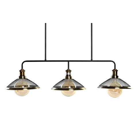 Lampa Sufitowa DKD Home Decor 100 x 29 x 22 cm Czarny Złoty Metal 50 W