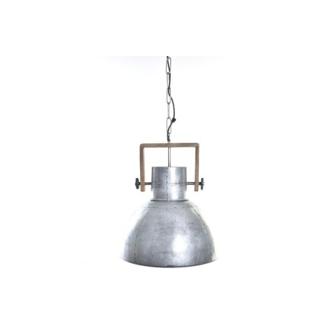 Lampa Sufitowa DKD Home Decor Brązowy Srebrzysty Metal Drewno mango 50 W 40 x 40 x 50 cm