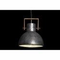 Lampa Sufitowa DKD Home Decor Brązowy Srebrzysty Metal Drewno mango 50 W 40 x 40 x 50 cm