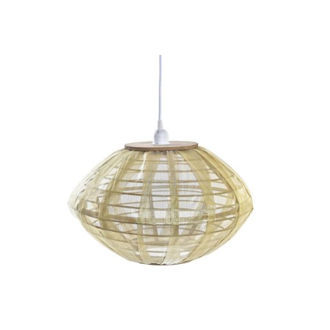 Lampa Sufitowa DKD Home Decor Naturalny Złoty Brązowy Bambus 50 W (42 x 42 x 26 cm)