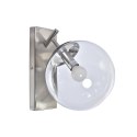 Lampa ścienna DKD Home Decor 25W Szkło Srebrzysty Metal 220 V (20 x 25 x 27 cm)